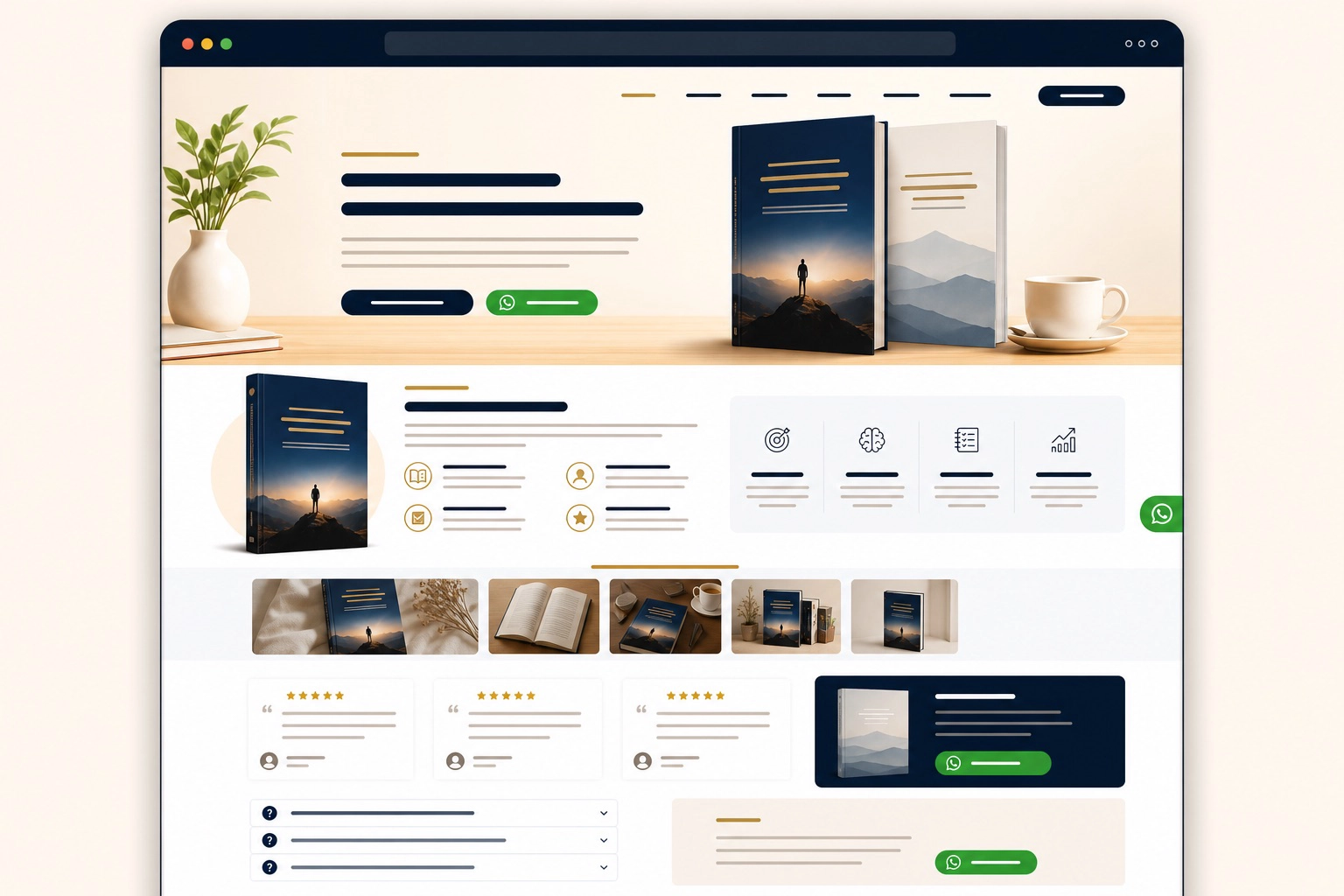 Demo layout website 1 halaman